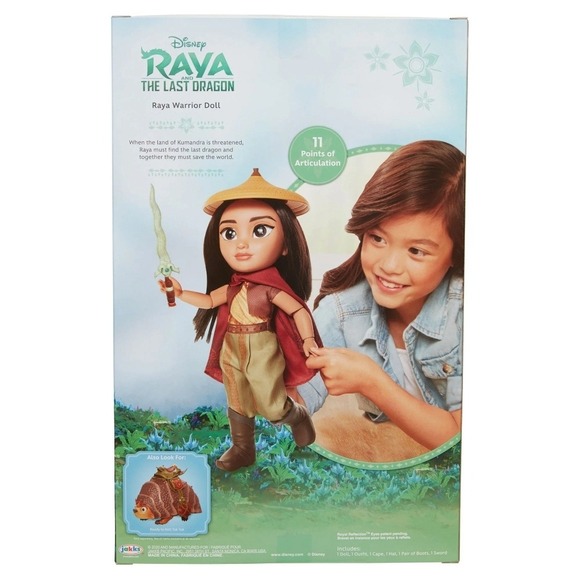Disney Raya and The Last Dragon Warrior Doll 14" Jakks Pacific Ages 3+ - Picture 5 of 5